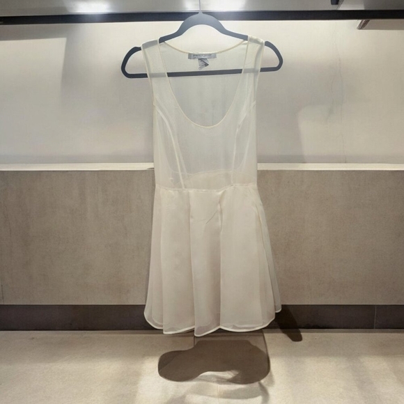 Morgane Le Fay Ruslan dress Ivory silk chiffon  Size S - Picture 2 of 12